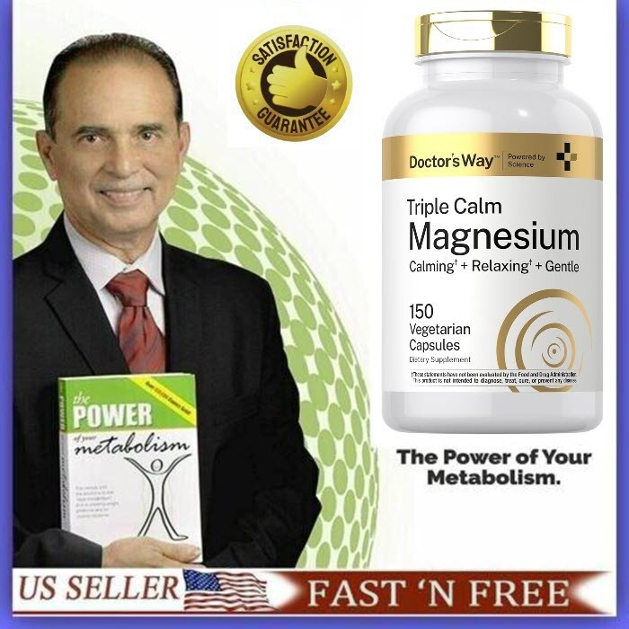 Magnesio 3 en 1 (Malato, Quelato de Bisglicinato, Citrato) Pack of 60 | 1340mg