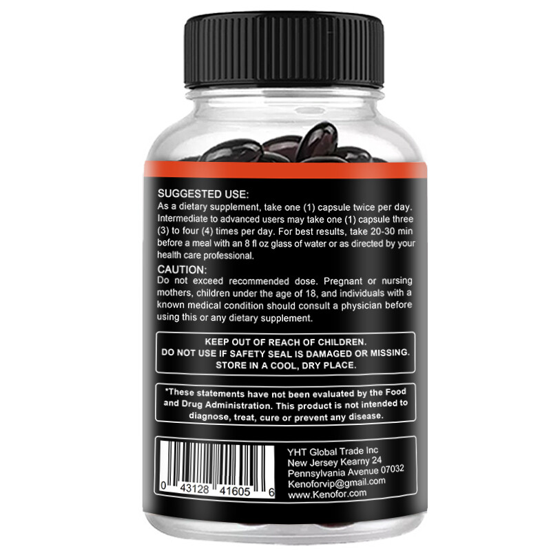 Nitric Oxide Booster Supplement – L-Arginine, L-Citrulline – 30/60 /120Capsules