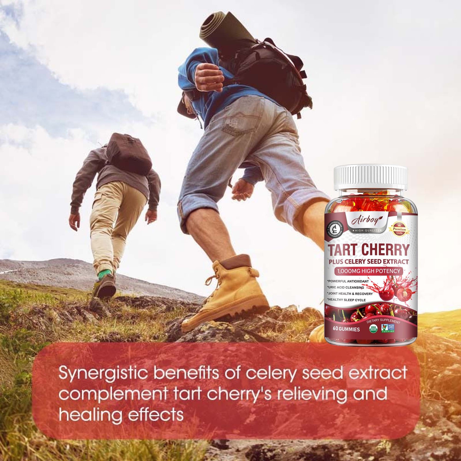 Tart Cherry – Antioxidant Rich Gout Arthritis Pain Relief,Mobility & Flexibility