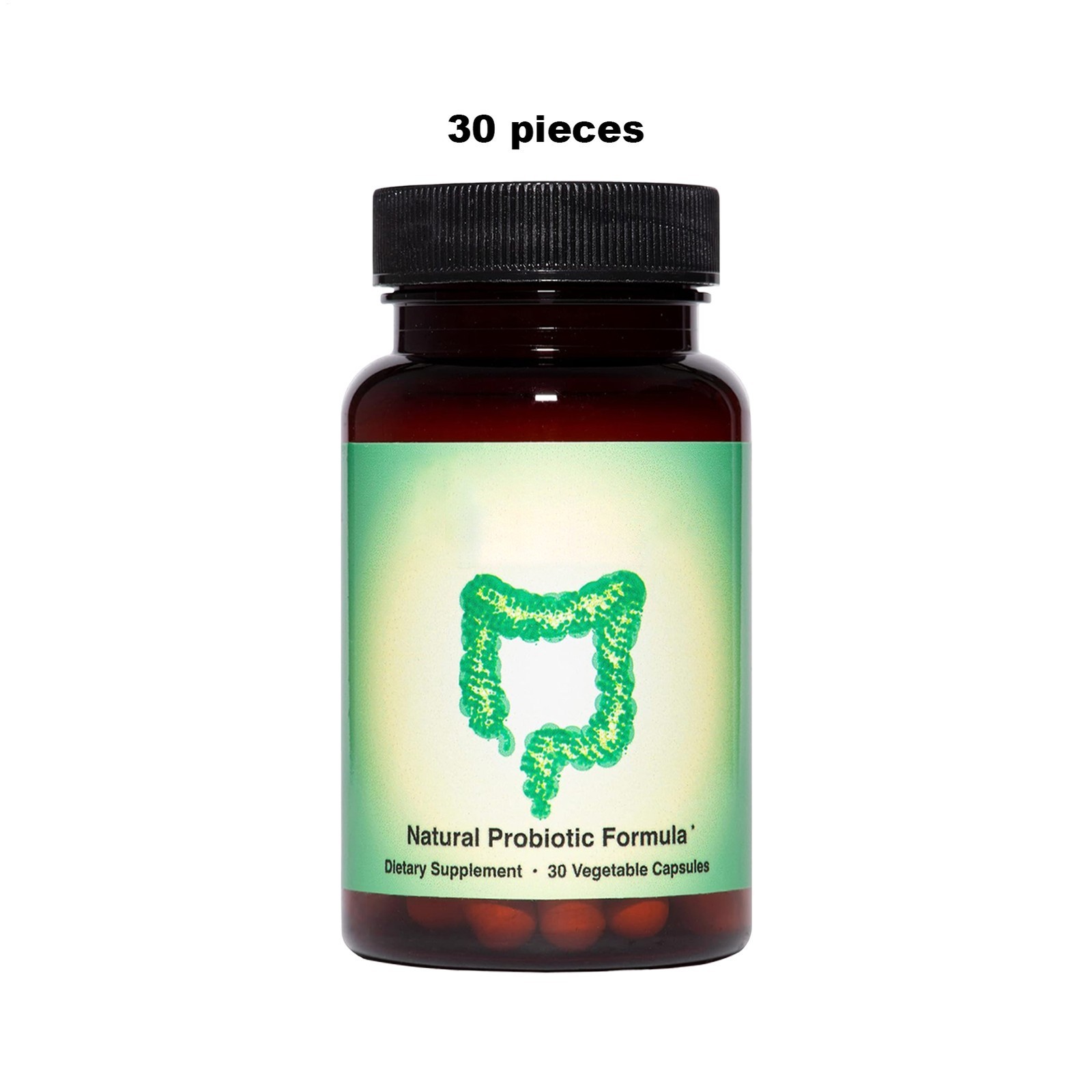 3Biome Natural Probiotic Dietary Supplement Non-GMO & Gluten Free, 30 Vegan Caps