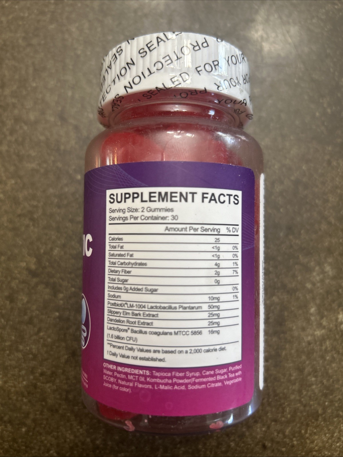 Yalei Probiotic Gummies Unisex Health Digestive, 60 Count, Exp 11/27
