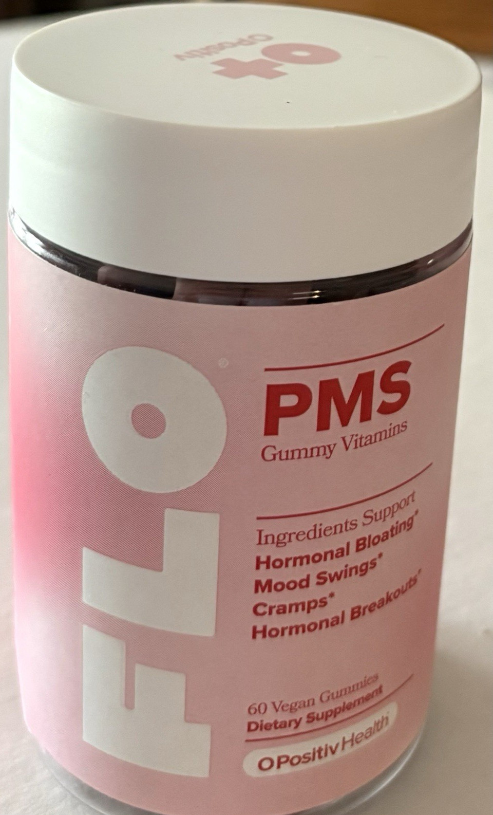O Positiv FLO PMS 60 Vegan Gummies for Women Exp 8/2026