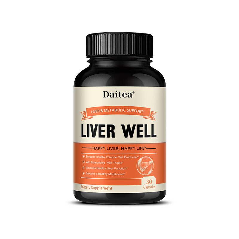 For Liver Cleanse, Metabolic Support – Milk Thistl Supplement 30/60/120 Capsules