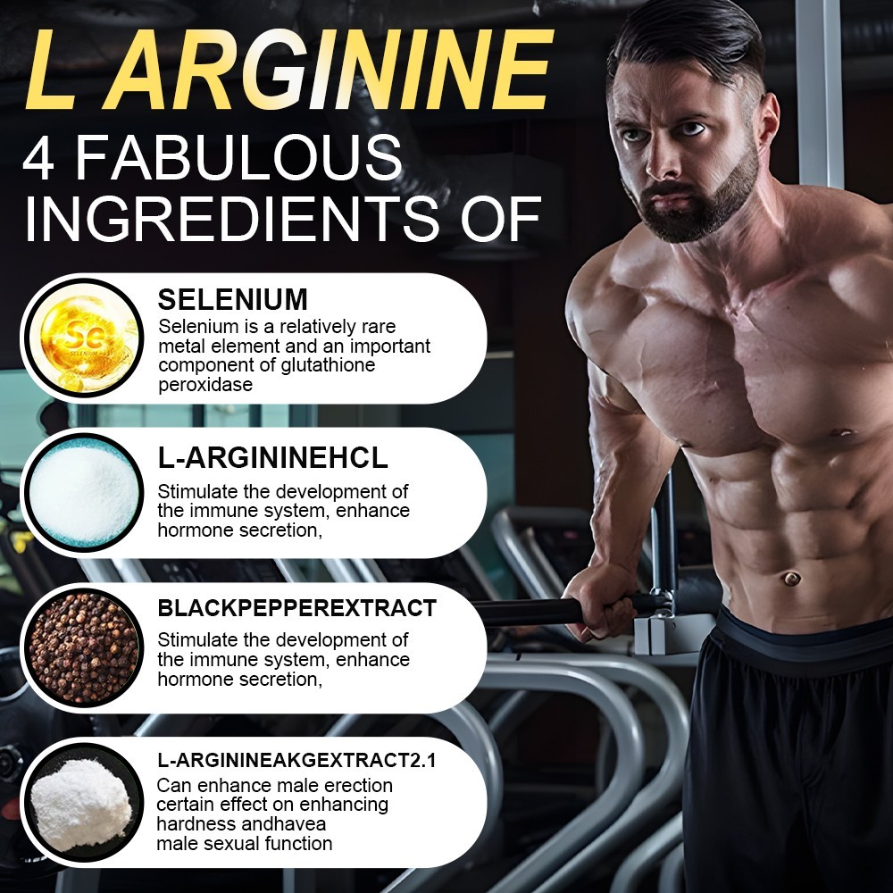 Nitric Oxide Booster L-Arginine, L-Citrulline 3000mg 240 Caps HIGHEST POTENCY