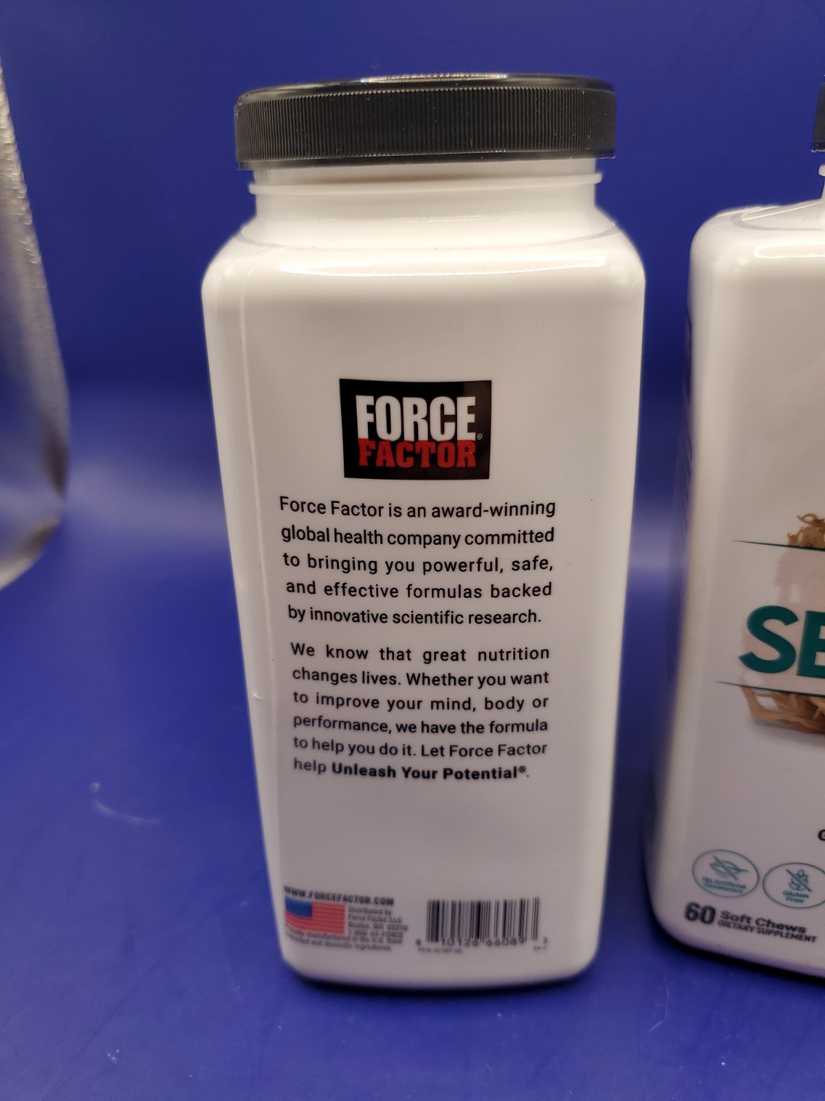 2 Pack Force Factor Sea Moss Soft Chews Salted Caramel 60ct Each Exp 07/2026