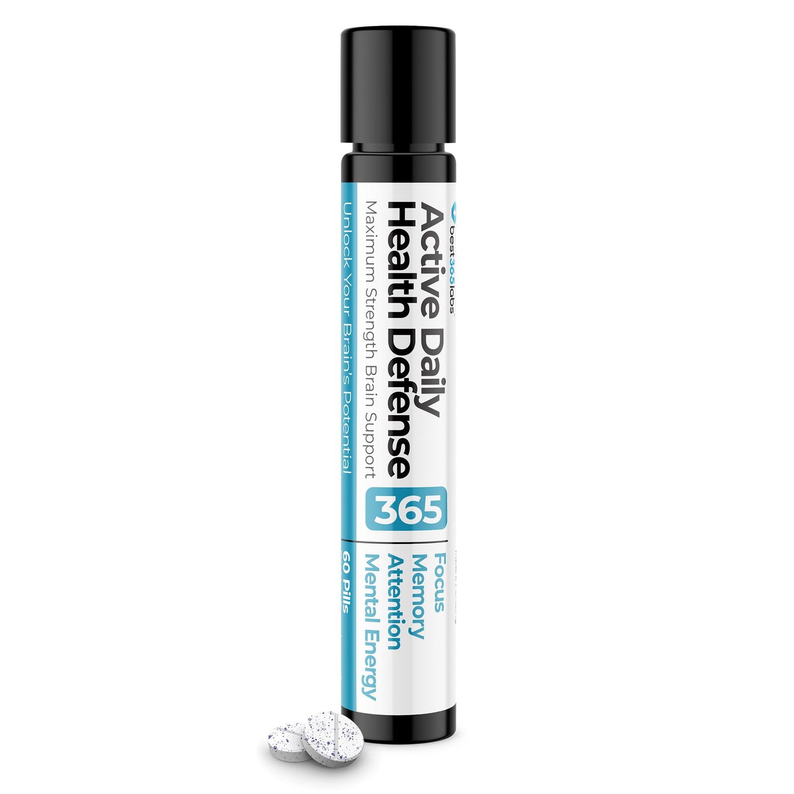 Best 365 Labs Maximum Strength Brain Support – Methylene 60 Count (Pack of 1)