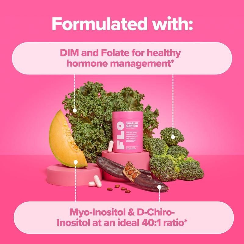 O Positiv FLO Ovarian Support Vitamin-Women’s Ovarian Health and Hormone Balance
