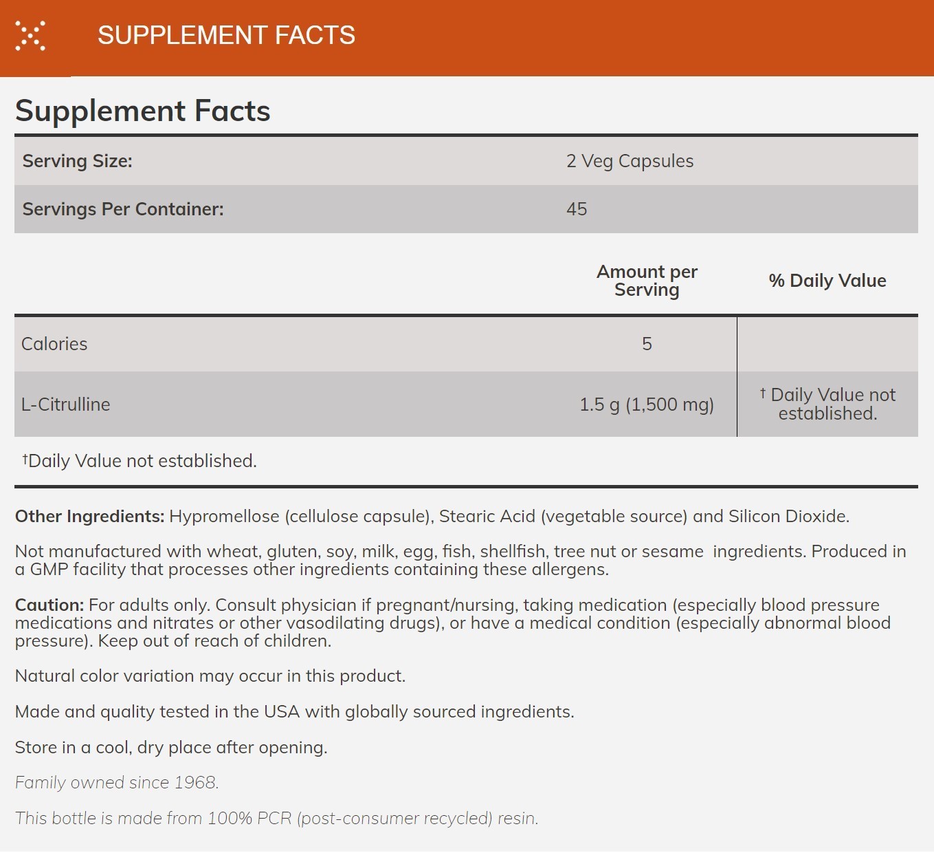 NOW Foods, L-Citrulline, 750 mg, 180 Veg Capsules