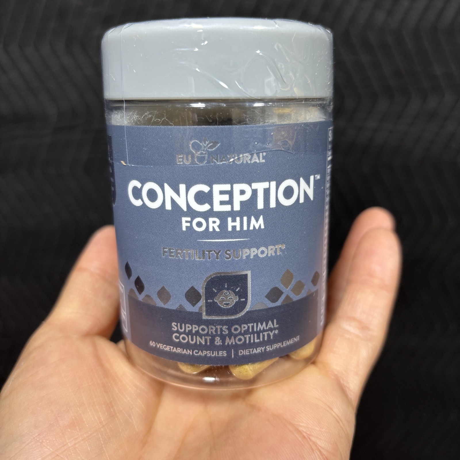 Conception For Him Fertility Support for Men, 60 Vegetarian Capsules (Overstock)