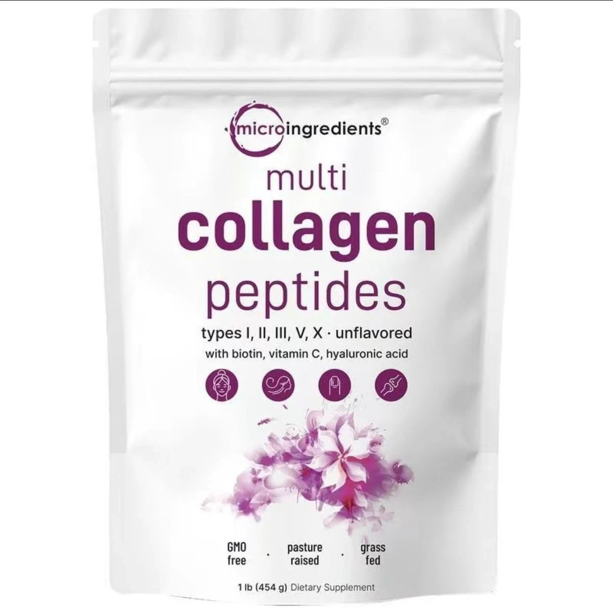 Multi Collagen Peptides Powder – 5 Collagen Types Designed for Skin, Hair, Joint