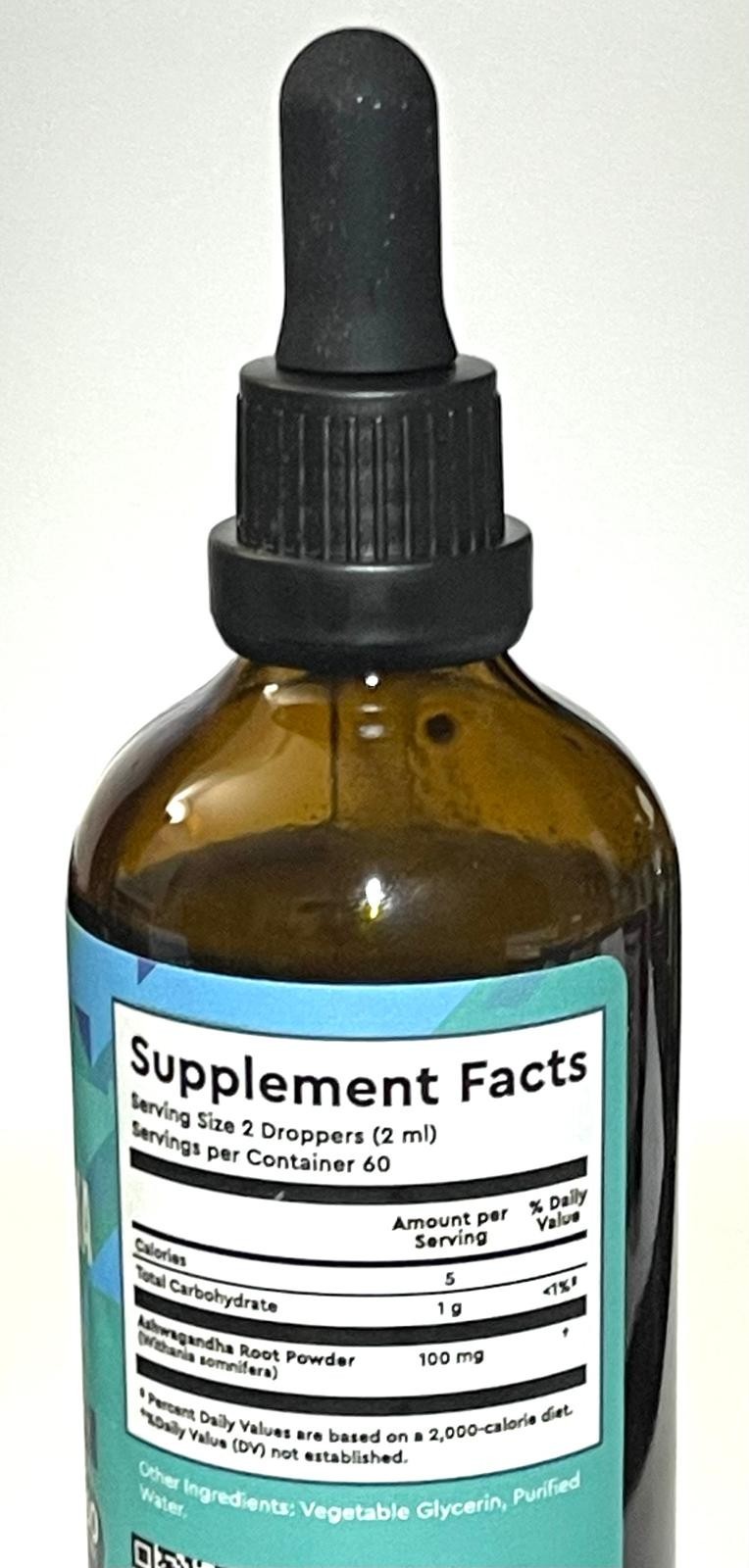 360 Nutrition Liquid Ashwagandha Drops Dietary Supplement 4 fl.Oz.