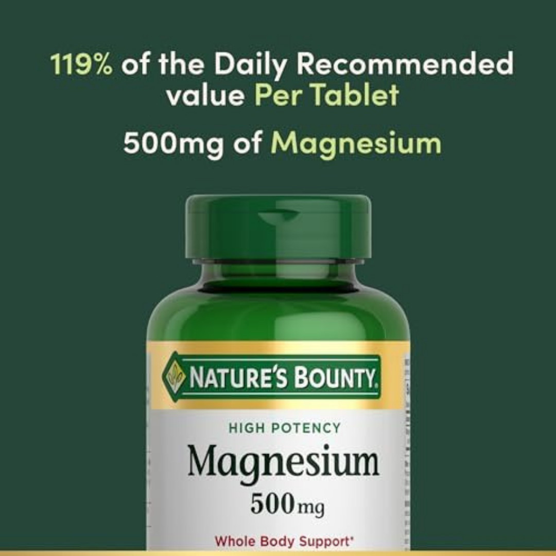 Magnesium, Bone and Muscle Health, Whole Body Support, Tablets,500 Mg,200 Ct-USA