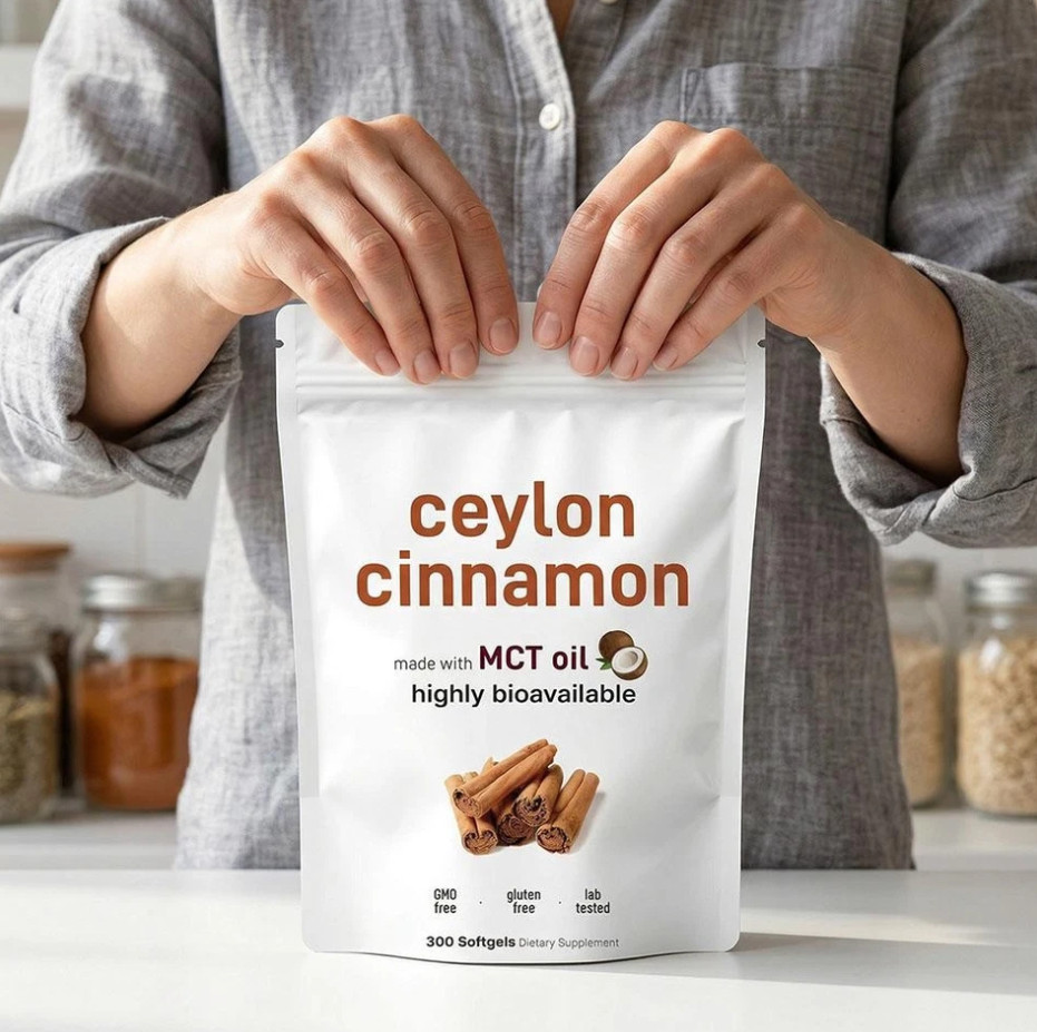 2 Pack Ceylon Cinnamon 7200mg 300 Softgels with MCT Oil Organic Joint Support