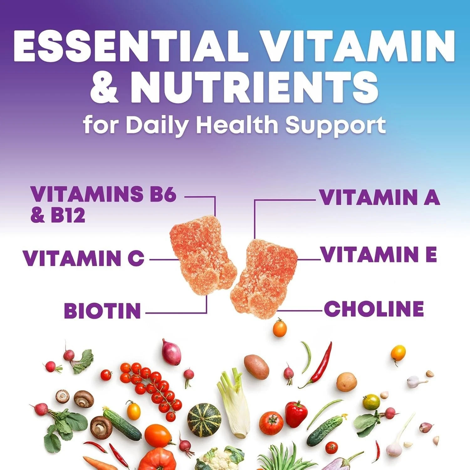 120 Gomitas Multi Vitaminas A B C D E Con Zinc Para Mujeres y Hombre En Oferta