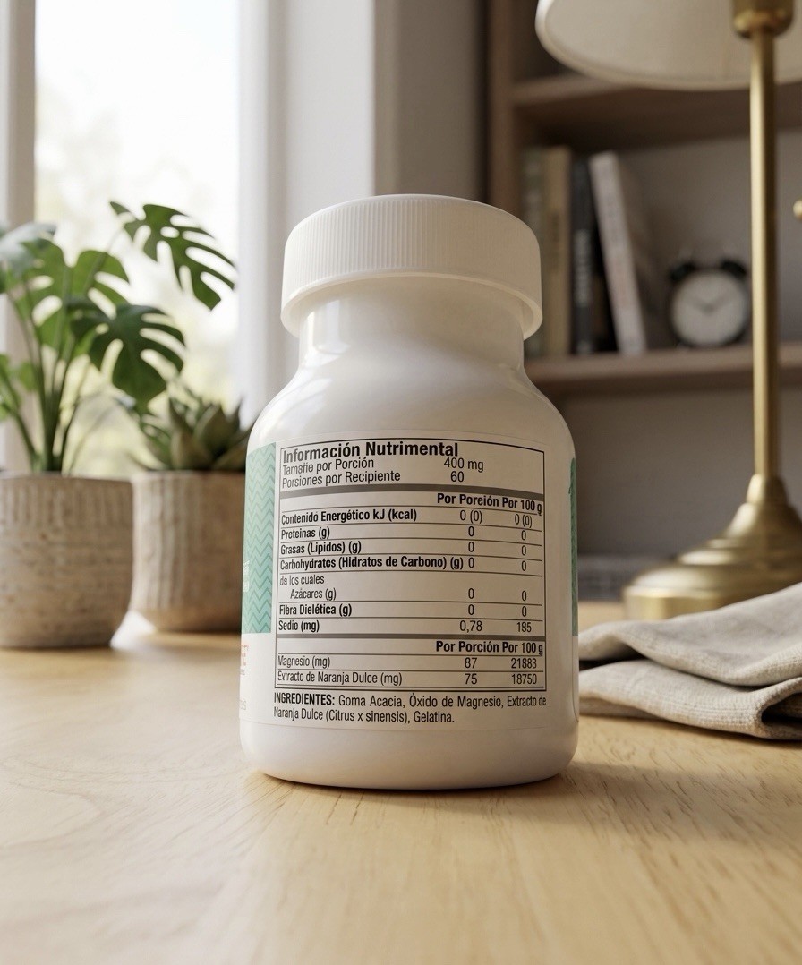 Oml FLU-Y | Sweet Orange Extract & Magnesium | 60 capsules