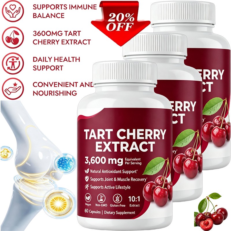 3PCS Good Grove Tart Cherry Extract Joint & Sleep Herbal Supplement