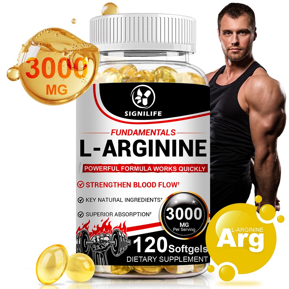 Nitric Oxide Booster L-Arginine, L-Citrulline 3000mg 120 Caps HIGHEST POTENCY