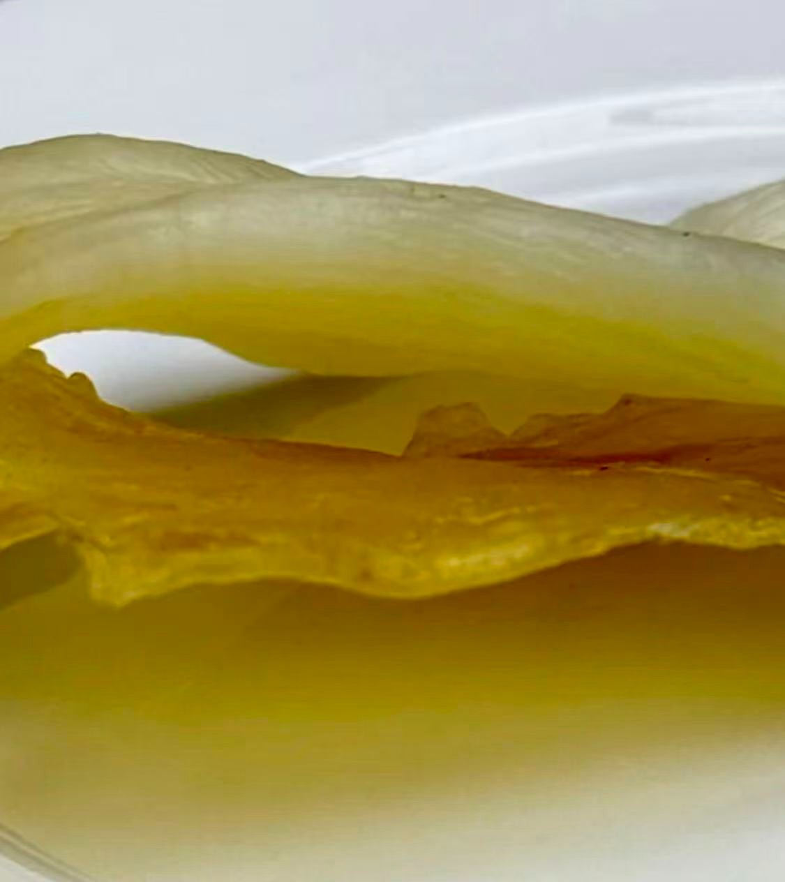 1磅装黄金鸡蛋花胶 1LB/Bag Size S Dried wild caught fish maw-U.S Seller