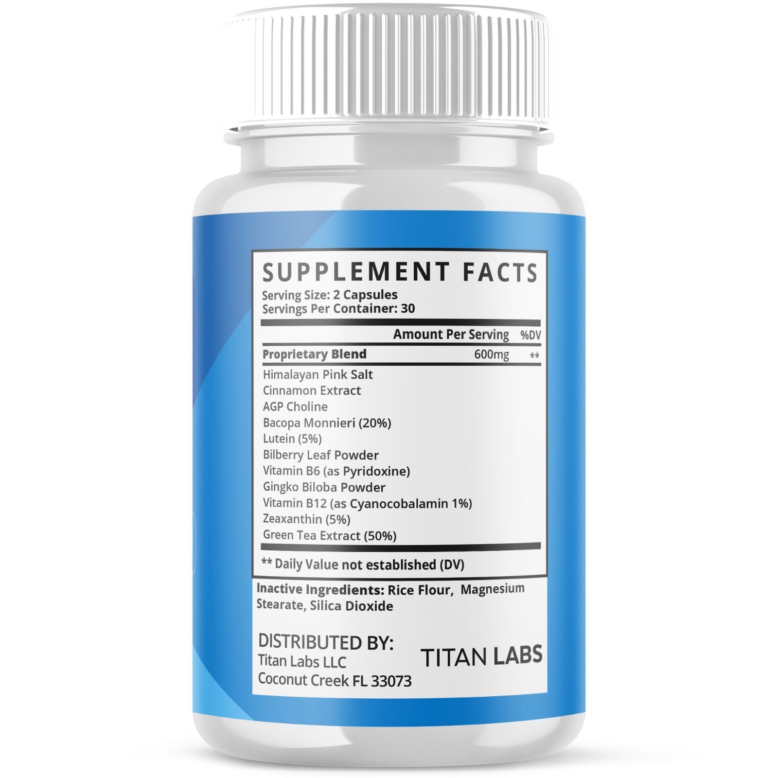 (1 Pack) Memocept Nootropic Natural Formula Brain Supplement Memo Cept 60 Caps
