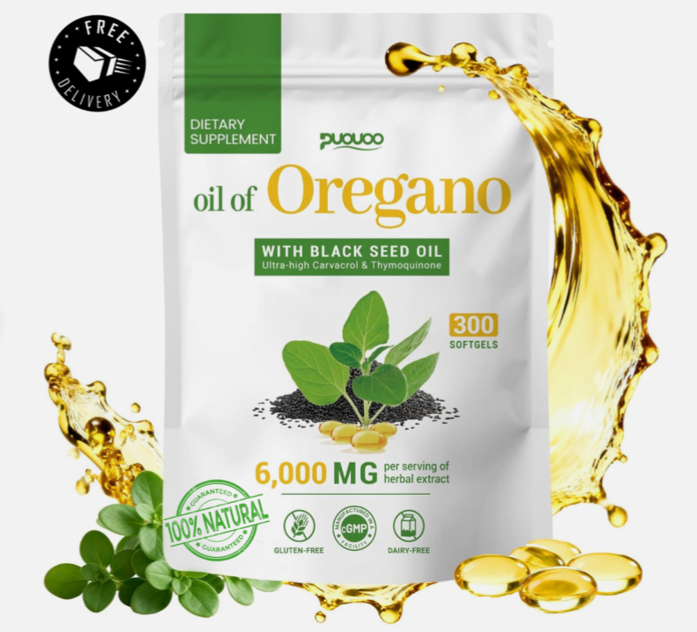 Resilia Oil Of Oregano With Black Seed Oil 6,000MG 300 Softgels (Fast Delivery)