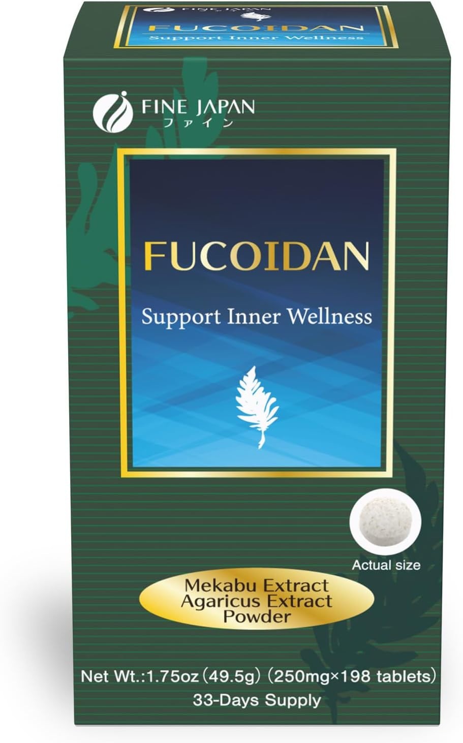 FINE JAPAN seaweed fucoidan immune support Mekabu for 33 days For anti aging