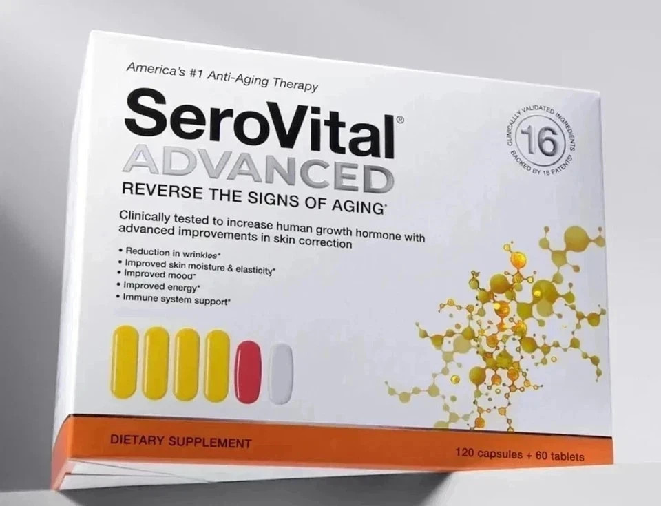 SeroVital Advanced Dietary Supplement 120 Capsules + 60 Tablets