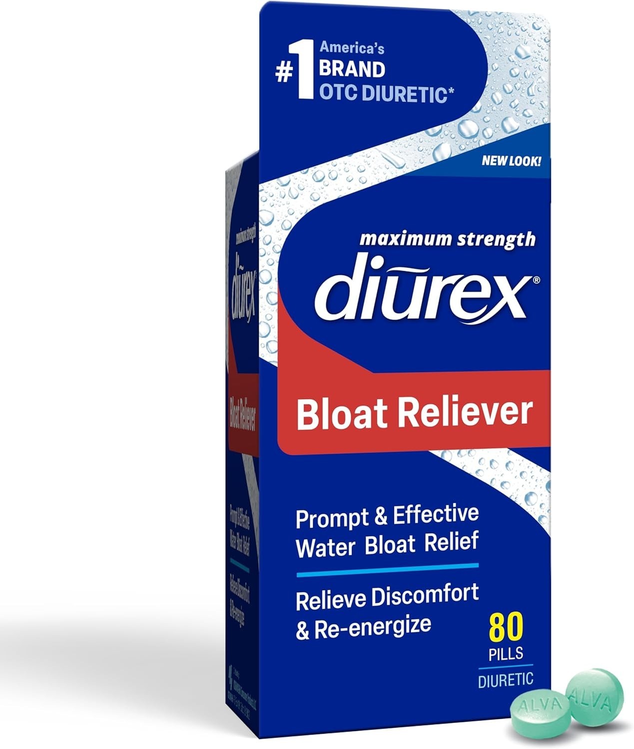 Trusted Ultra Water Pills – 80 Count – Safe & Effective for Puffiness & Fatigue