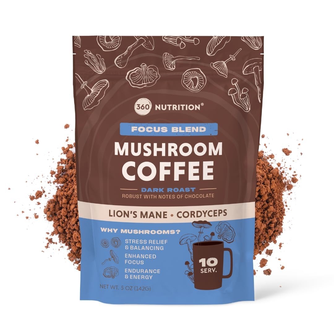 Shroomology™ Full Spectrum Mushroom Coffee Focus Blend 5 Oz 11/2027