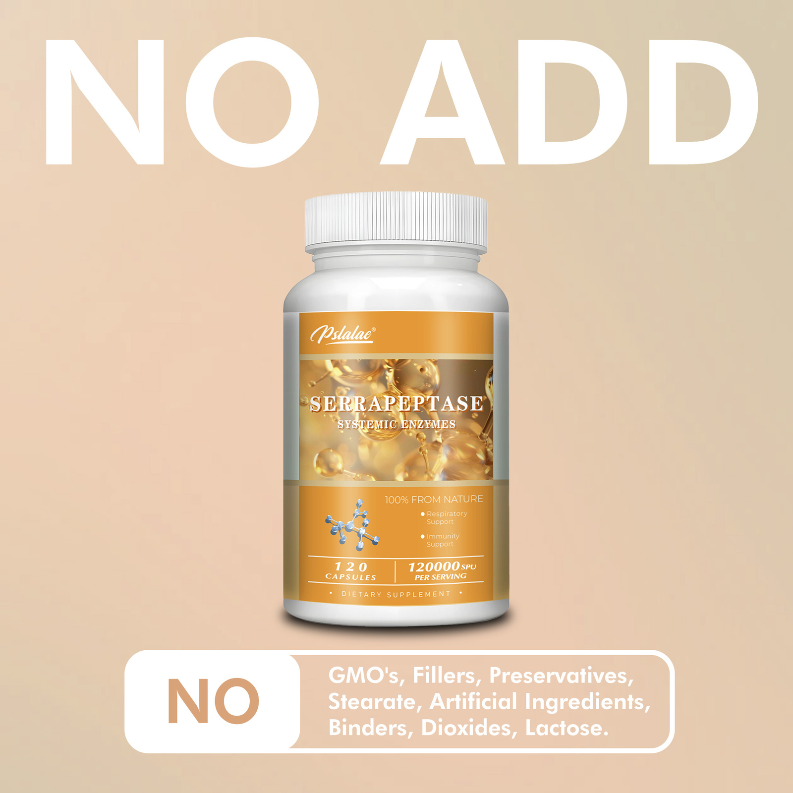 Serrapeptase – Supports Sinus Health,Best High Potency for Inflammation & Relief