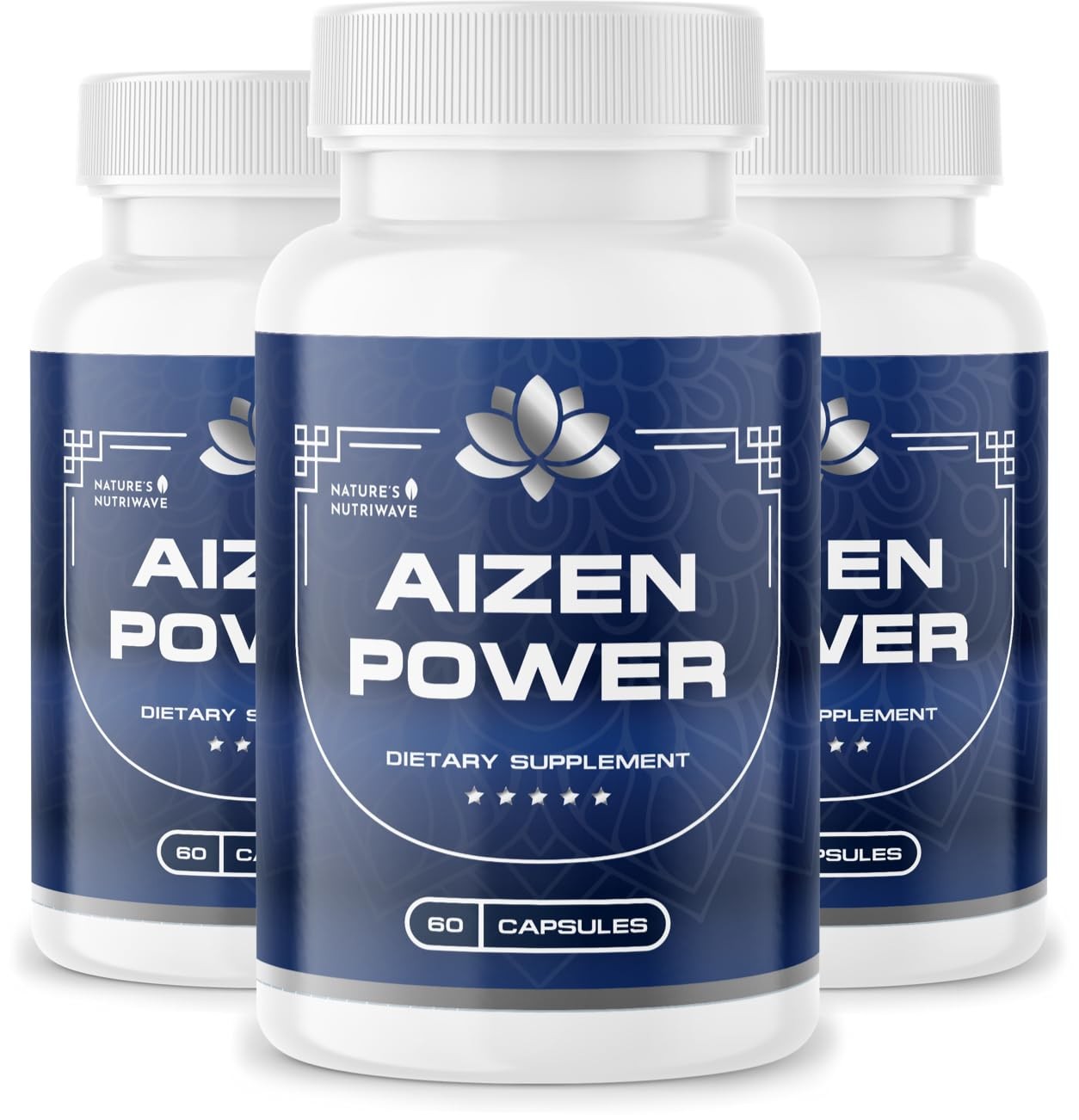 Nature’s NutriWave AizenPower Capsules, Original 60 Count (Pack of 3)