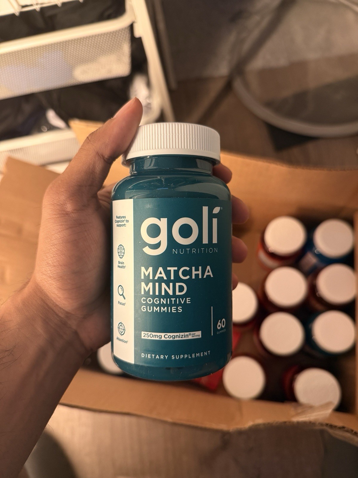 Goli Matcha Mind Gummies 4 Pack 60 Count Exp 1/27