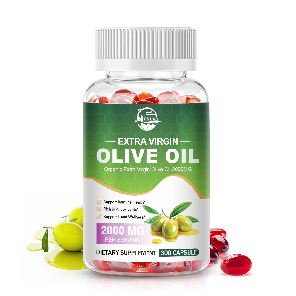 Olive Oil 2000mg 300 Capsules Heart Wellness Dietary Supplement
