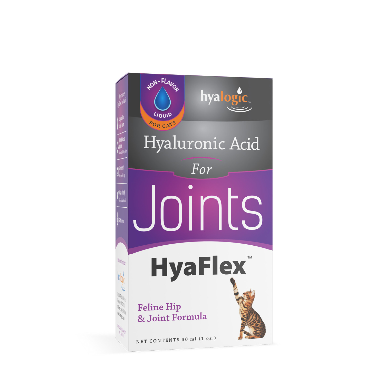 HyaFlex™ for Cats 1 oz for cat’s with HA healthy joint and cartilage function.