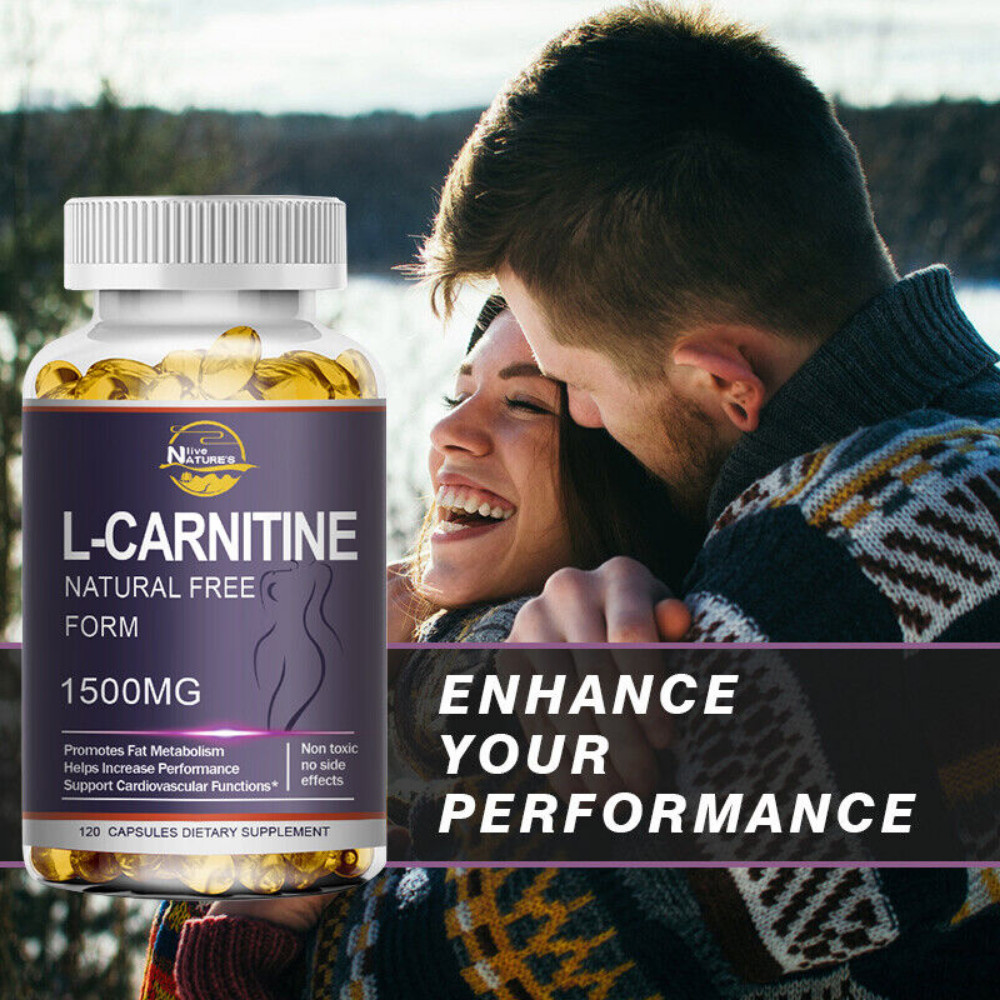 L-Carnitine – Strong Fat Burner Weight Loss – Supports Natural Energy Production