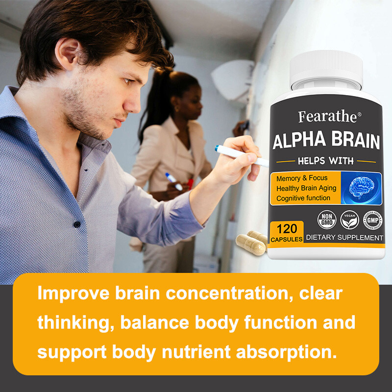 Alpha Brain Memory & Focus – 30/60/120 Capsules – Best before 08/2026 -…