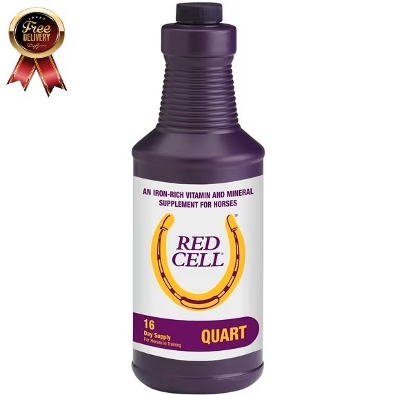 Horse Health Red Cell Vitamin-Iron-Mineral 32 Oz 16 Day Supply