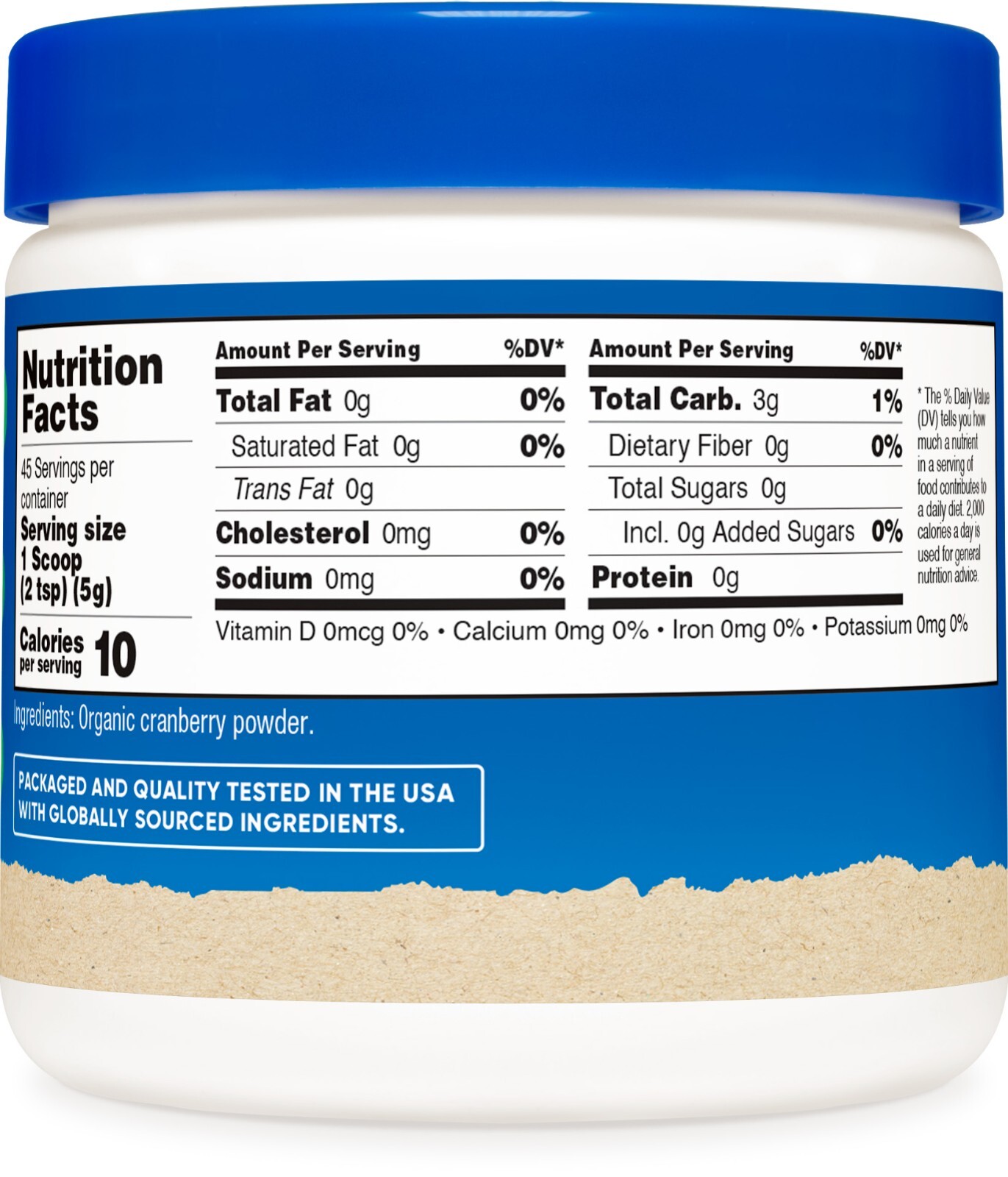 Nutricost Organic Cranberry 8 oz Powder, 5G per serving – Non-GMO, Gluten-Free
