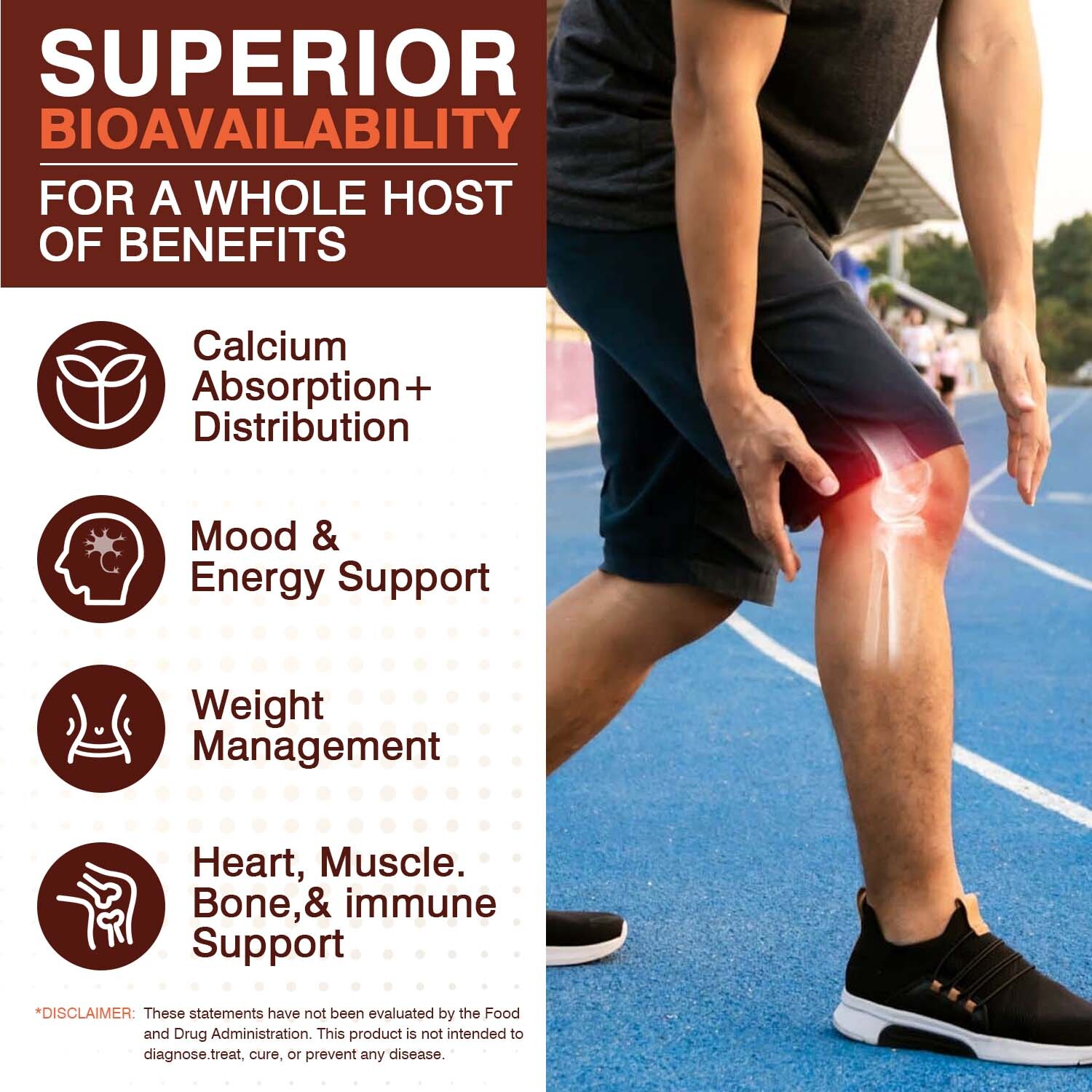 Vitamin D3+K2 MK7 10000 IU – Strong Bones, Immune Support – with Coconut Oil
