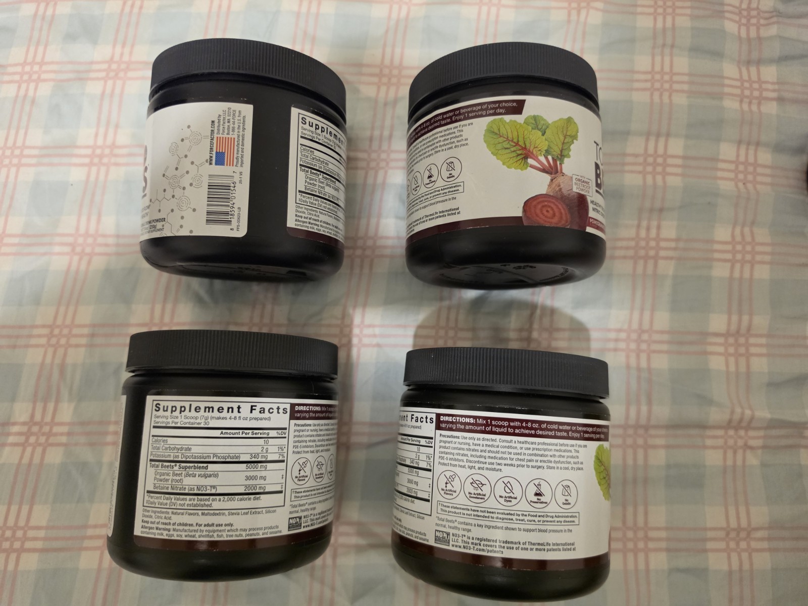 Force Factor Total Beets Circulation Superfood Beet Root Powder (4 pack)