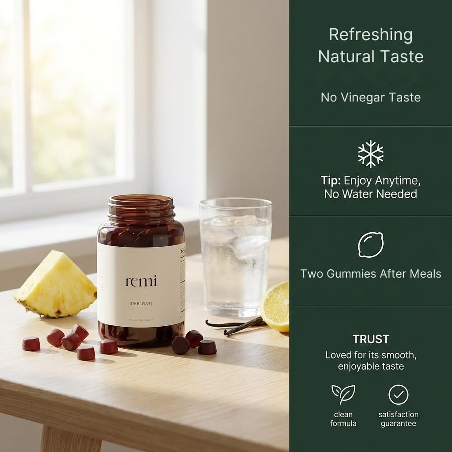 Debloat Gummies – Feel Less Bloated in 30 Days – Digestive Support f