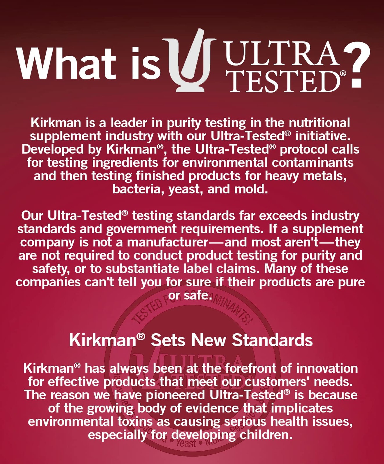 Kirkman Childrens Chewable Multivitamin Mineral Wafers 120 Wafers