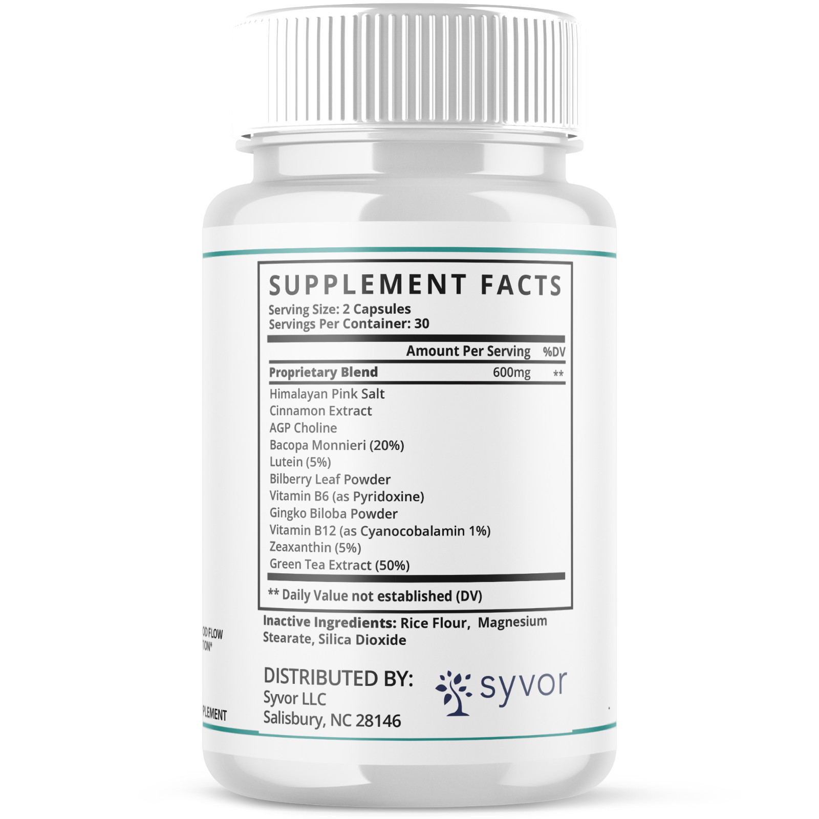 (1 Pack) Nerve Recovery Max Nootropic Formula All Natural Supplement 60 Capsules