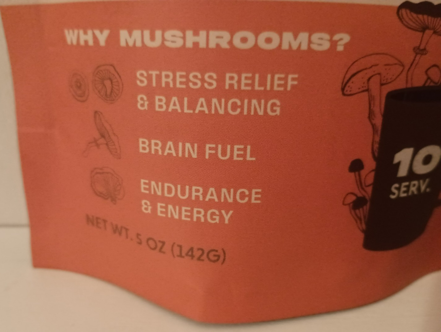 Shroomology™ Full Spectrum Mushroom Coffee Dark Roast 5 Oz Non GMO, Vegan & GF