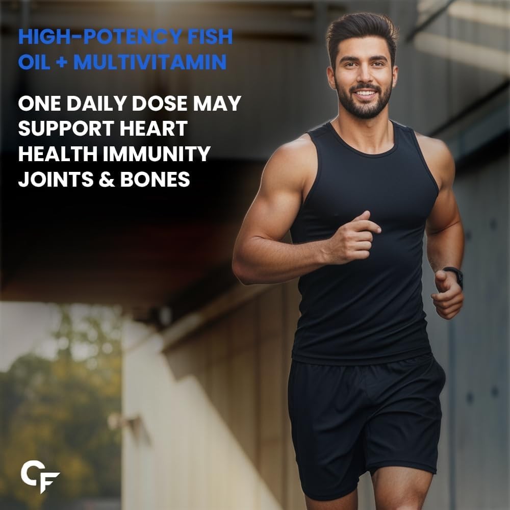 Carbamide Forte Men’s Multivitamin & Salmon Omega 3 Combo 60 Tabs 60 Softgels