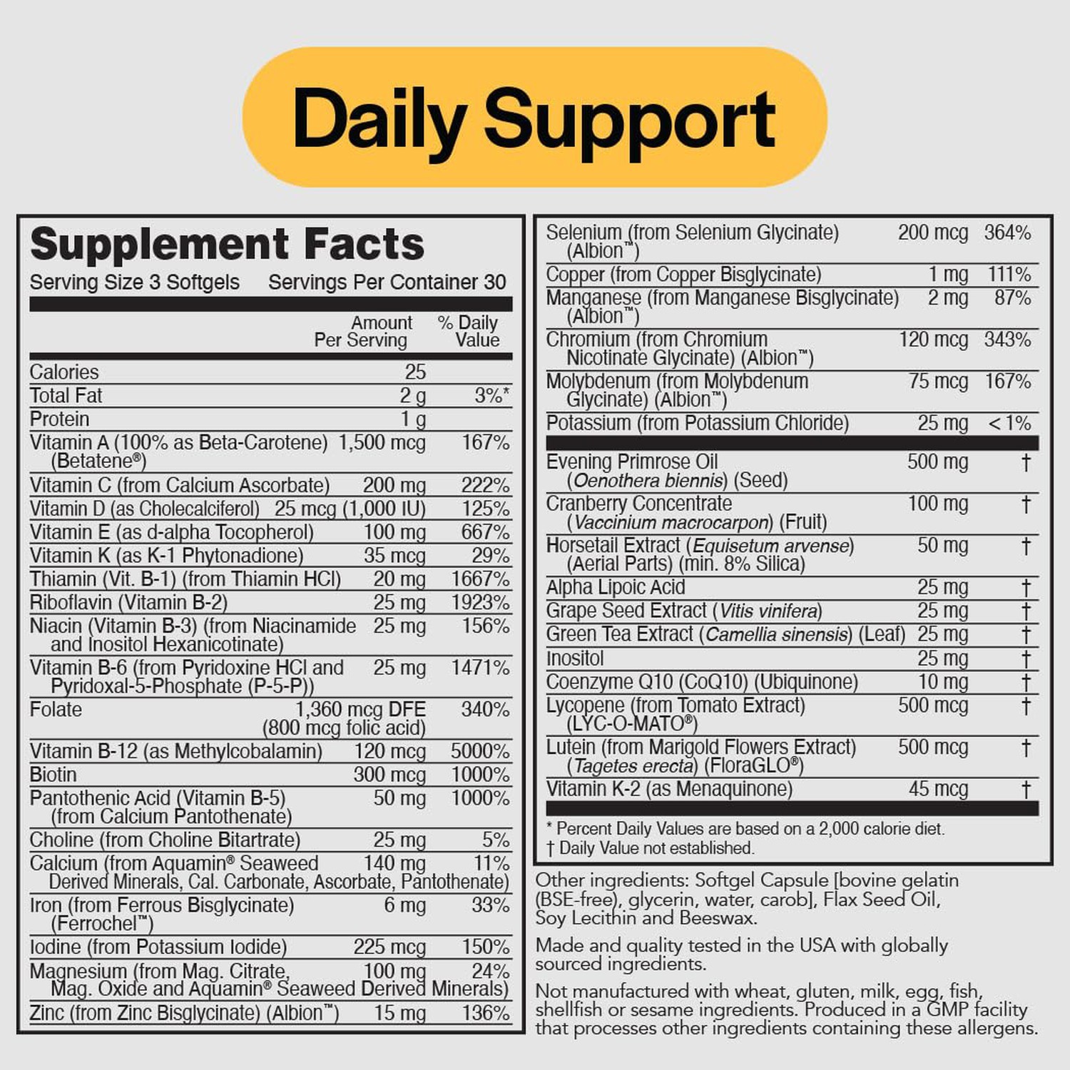 PureFormulas Women’s Multivitamin for Women’s Daily Wellness, Energy, and Vit…