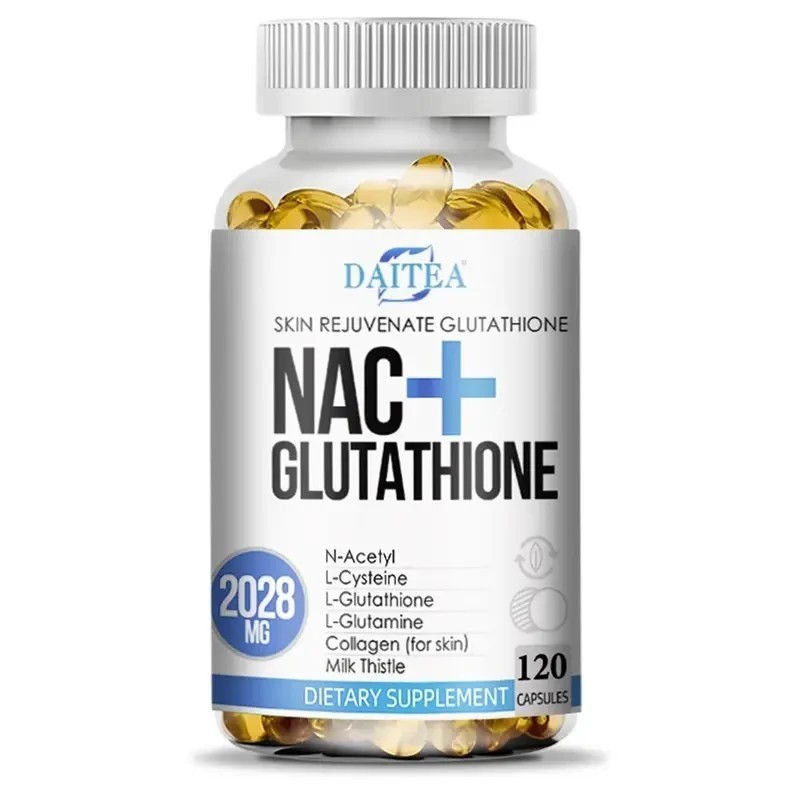 3PCS Nac Glutathione Collagen Capsules Skin Anti-Aging Antioxidant Anti-allergic