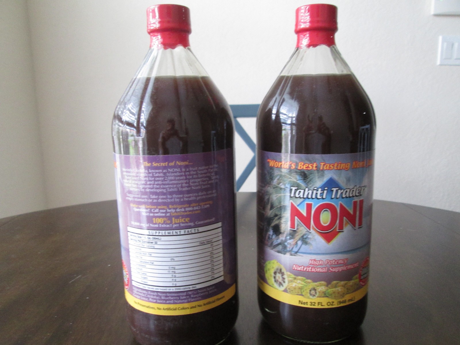 TAHITI TRADER HIGH POTENCY NONI JUICE – 32 FL OZ – (2 PACK)