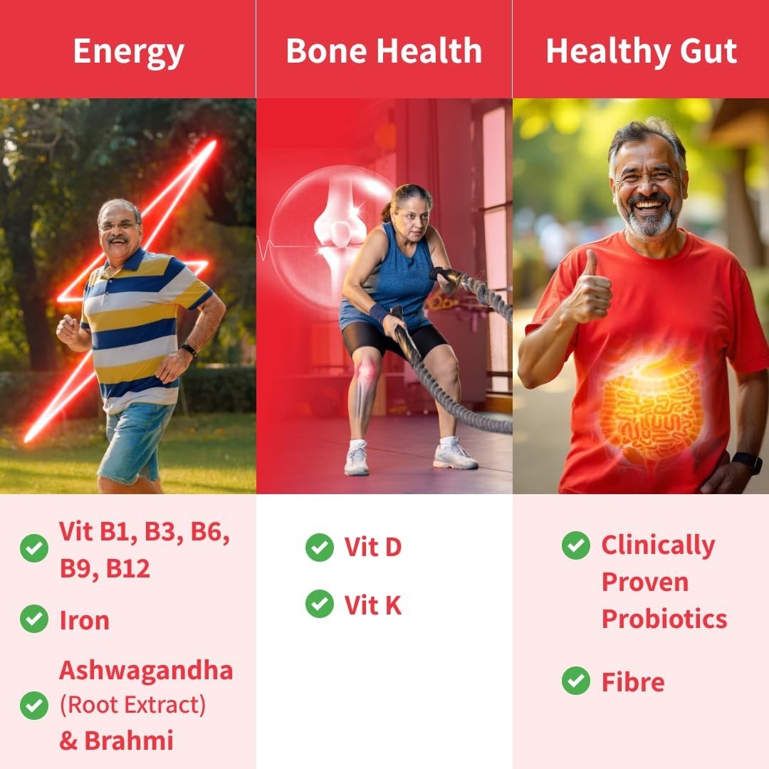 Good Monk Healthy 50+ Multivitamin for Senior Men & Women