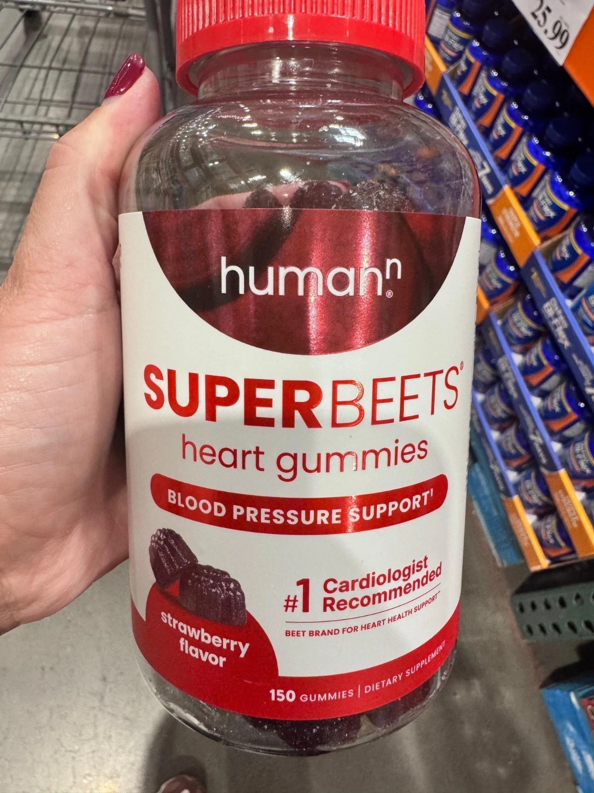 HumanN SuperBeets Heart Gummies Blood Pressure Support 150 Gummies