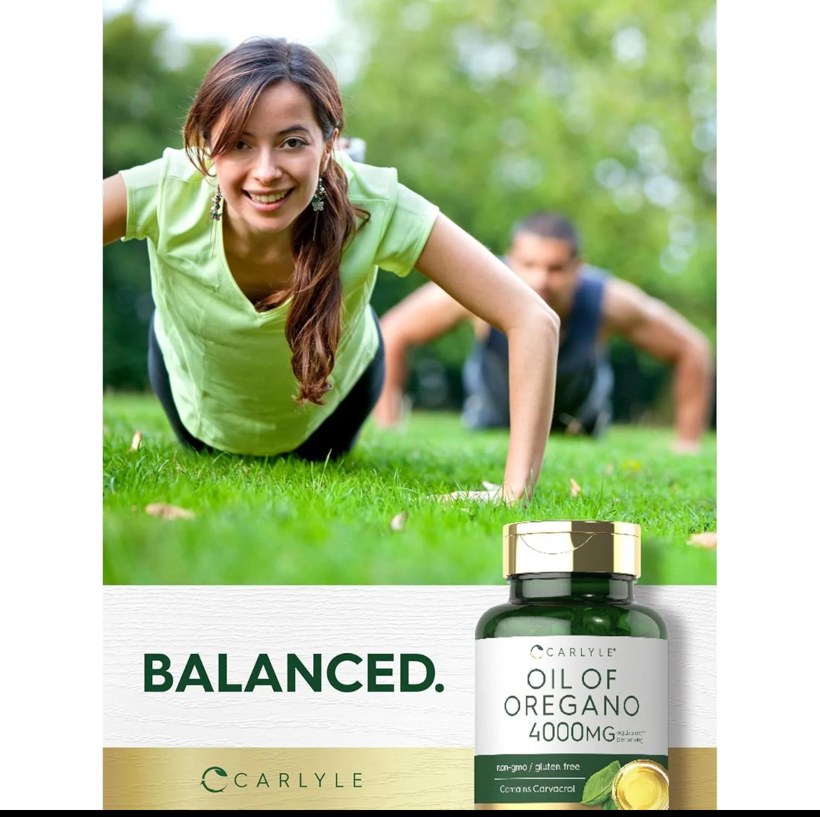 Carlyle Oregano Oil 4000Mg Supplement Formula | 150 Softgel Capsules | Contain